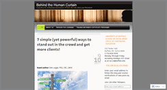 Desktop Screenshot of behindthehumancurtain.com